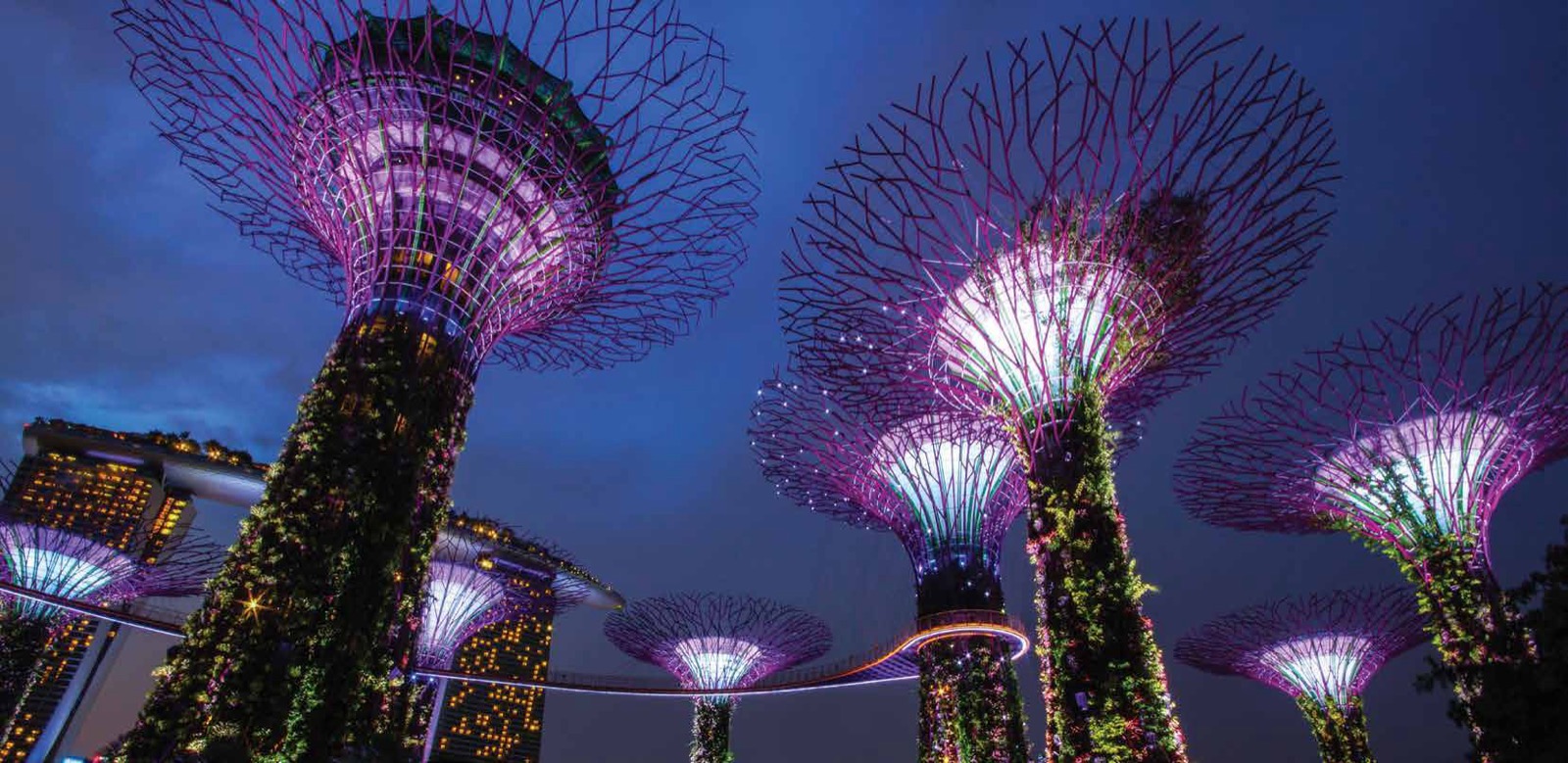 One Marina Gardens garden setting beside Gardens by the Bay — artist's impression
